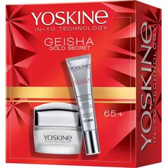 YOSKINE_SET Geisha Gold Secret 65+ krem przeciwzmarszczkowy 50ml + Geisha krem pod oczy i na powieki 15ml