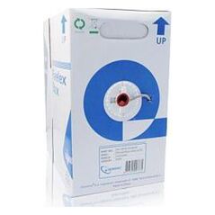 Gembird UTP, 4x2, kat. 6, drut 305m, szary (UPC-6004SE-SO)