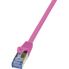 LogiLink Patchcord Cat.6A, S/FTP, 2m, różowy (CQ3059S)