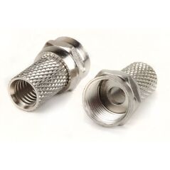 Złącze typu F na kabel RG6 z uszczelką gumową 7x20mm