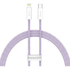 Kabel USB Baseus USB-C - Lightning 1 m Fioletowy (BSU3065PRP)
