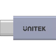 Adapter USB Unitek A1038GY01 USB-C - USB-C Szary  (A1038GY01)