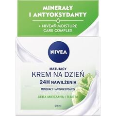 Nivea 24h Nawilżenia matujący krem na dzień cera mieszana i tłusta 50ml