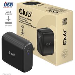Club 3D Club3D cestovní nabíječka 100W GAN technologie, USB-IF TID certified, USB Type-C, Power Delivery(PD) 3.0 Support