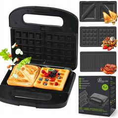 Opiekacz ExtraLink EXTRALINK SMART LIFE GRILL SANDWICH & WAFFLE MAKER SJ-37A