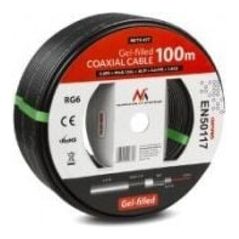 Maclean Kabel koncentryczny MCTV-477 żelowany satelitarny RG6 100m 1.0CU+4.6FPE+AL/P+96*0.12AL+6.8PE