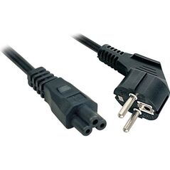 Kabel zasilający Lindy IEC320 - C5 Schuko, 5m (30407)