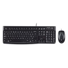 Logitech MK120 Desktop Combo US (Black, Wired) (LOGMK120US) έως 12 άτοκες Δόσεις