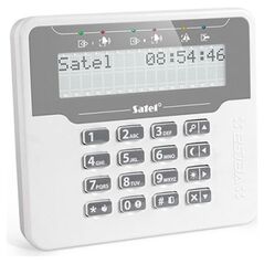 Satel Klawiatura obsługi systemu alarmowego LCD wersja M, biała obudowa, do systemu Versa (VERSA-LCDM-WH)