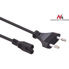 Kabel zasilający Maclean MCTV-809 2-pin 1.5m ósemka wtyk EU