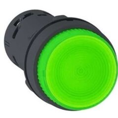 Schneider Electric Przycisk sterowniczy 22mm zielony 1Z z samopowrotem z podświetleniem 230V AC - XB7NW33M1