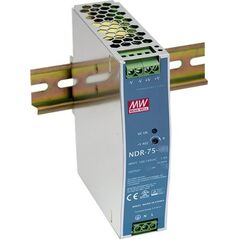 TRITON ZASILACZ IMPULSOWY NA SZYNĘ DIN MEAN WELL NDR-75-48 48V/75W/1.6A