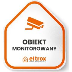 OEM Tabliczka PCV Obiekt Monitorowany Eltrox