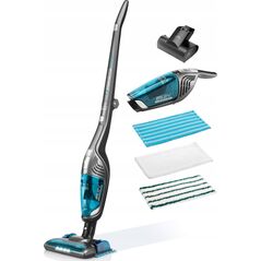 Odkurzacz Eta ETA | Vacuum Cleaner | ETA845390000 Moneto II Aqua Plus | Cordless operating | Handstick 2in1 | Washing function | N/A W | 25.2 V | Operating time (max) 50 min | Pilkas/Mėlyna