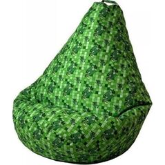 Go Gift Pouffe τσάντα, αχλάδι, στάμπα minecraft, L 105x80 13756109 5905359295303