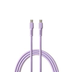 COLORUM cable USB-C - USB-C 1,8m 3A CK60-CC-09 xLavenda 5907457729834