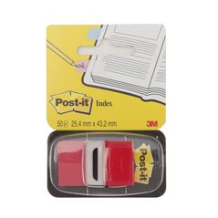 Σελιδοδείκτες 3M Post-It 25.4 χ 43.2 mm (Κόκκινο) (MMM680R) έως 12 άτοκες Δόσεις