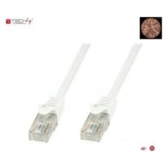 Techly TechlyPro Network patch cord RJ45 Cat6 U/UTP 0,5m white 100% copper