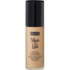 Pupa Pupa, Made To Last, Χωρίς Paraben, Μεγάλης διάρκειας, Liquid Foundation, 03, Dark Ivory, SPF 30, 30 ml για γυναίκες 13076673 8011607222131