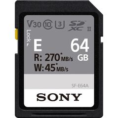 Karta Sony SF-E SDXC 64 GB Class 10 UHS-II/U3 V30 (SFE64A)