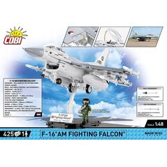 Cobi COBI 5896 Armed Forces Samolot wielozadaniowy F-16AM Fighting Falcon 425 klocków