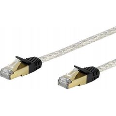 Vivanco Vivanco CAT 6e network lead, 2.0 m, transparent kabel sieciowy Biały 2 m