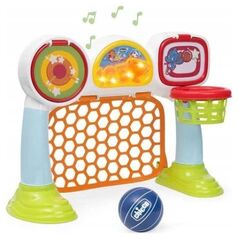 Chicco Liga multisportowa elektroniczny zestaw sportowy 3w1 dla dzieci Chicco
