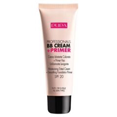 Pupa BB Cream + Primer Oil/Combination Skin Krem BB z bazą pod makijaż 001 Nude 50ml