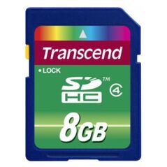 Karta Transcend SDHC 8 GB Class 4  (TS8GSDHC4)