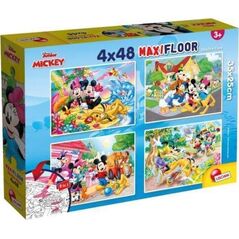 Lisciani Puzzle Supermaxi 4x48 Myszka Miki