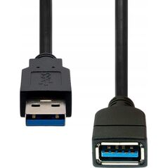 Kabel USB ProXtend USB-A - USB-A 1 m Czarny (JAB-7467606)