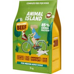 Animal Island ANIMAL ISLAND Wołowina - Karma sucha dla psów - 3kg