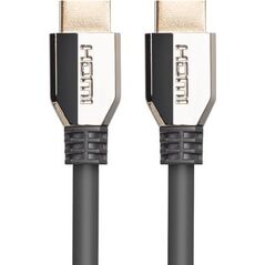 Kabel Lanberg HDMI - HDMI 1m srebrny (CA-HDMI-30CU-0010-BK)