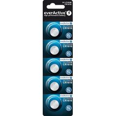 EverActive Baterie litowe mini CR1616 blister 5 sztuk