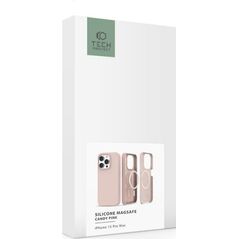 Tech-Protect Tech-Protect Silicone Magsafe do iPhone 15 Pro Max różowy