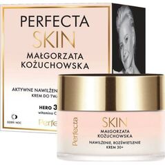 Perfecta Perfecta Skin by Małgorzata Kożuchowska Krem do twarzy nawilżająco -rozświetlający na dzień i noc 30+ 50 ml