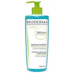 Bioderma Żel do twarzy Sebium Purifying Foaming Gel Combination Skin oczyszczający 500ml