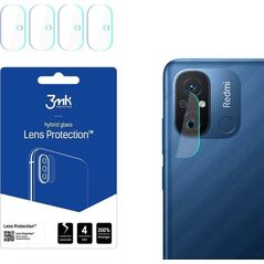 3MK Szkło Hybrydowe na Aparat / Obiektyw XIAOMI REDMI 12C 3mk Flexible Glass Lens