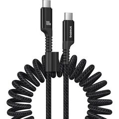 Kabel USB Baseus USB-C - USB-C 1 m Srebrny (P10320203111-00)