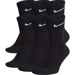 Nike Skarpety długie CZARNE Sportowe Everyday Cushion Crew 6PAK M