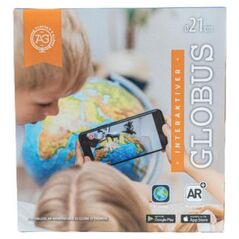 Dante Globus 21cm z Mapą Fizyczną i Aplikacją