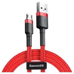 Kabel USB Baseus USB-A - microUSB 1 m Czerwono-czarny (CAMKLF-B09)