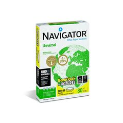 Επαγγελματικό Χαρτί Εκτύπωσης Navigator Bonus Pack A4 80g/m² 500+50 Φύλλα (NVG330962P) έως 12 άτοκες Δόσεις