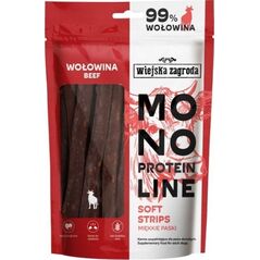 Wiejska Zagroda WIEJSKA ZAGRODA Monoproteinowe miękkie paski Wołowina (dorosły) - Przysmak dla psa - 100g