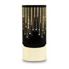 Christmas glass Lantern FCL-20 black-gold L Forever Light 5907457795013