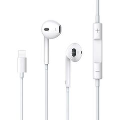 USAMS Earphones stereo EP-24 Lightning Apple iPhone 7/8/X/XS/XS Max/XR white HSEP2401