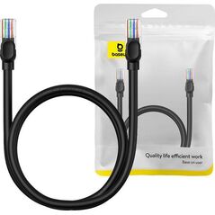 Baseus Kabel sieciowy Baseus Ethernet CAT5, 1m (czarny)