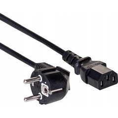 Kabel zasilający Akyga Kabel zasilający Akyga AK-PC-08C CU CEE 7/7 / IEC C13 10m