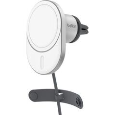 Belkin Belkin BoostCharge Pro Smartfon Srebrny, Biały USB Bezprzewodowe ładowanie Szybkie ładowanie Automatyczna