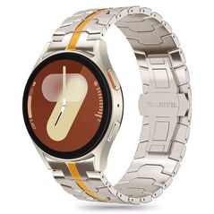 Strap for SAMSUNG GALAXY WATCH 4 / 5 / 5 PRO / 6 / 7 / FE Tech-Protect Stainless Line Titanium silver 5906302313587